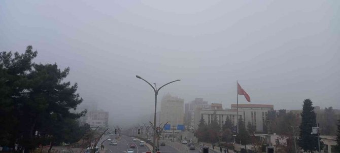 Mardin’de Gece Başlayan Sis Etkisini Sürdürüyor