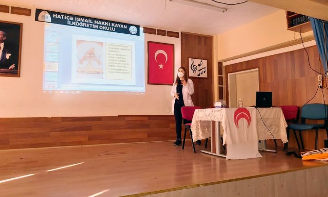 Mudanya’da Öğrencilere Verem Mikrobu Anlatıldı