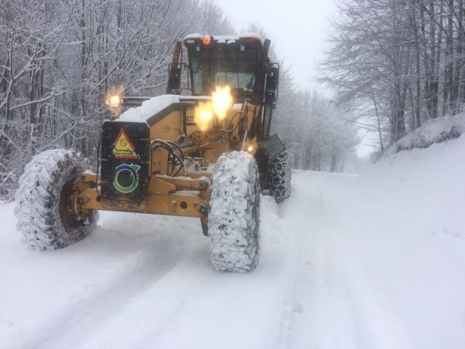 Ordu’da Kar Yağışı