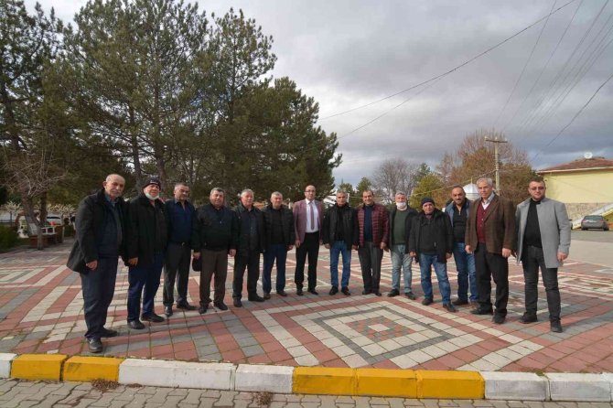 Başkan Çöl, Gazeteci Ve Muhtarlarla Bir Araya Geldi