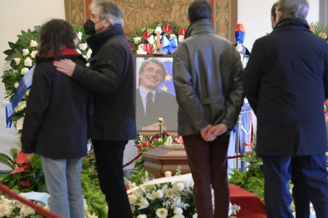Avrupa Parlamentosu Başkanı Sassoli İçin Roma’da Tören Düzenlendi