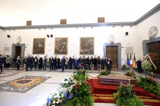 Avrupa Parlamentosu Başkanı Sassoli İçin Roma’da Tören Düzenlendi