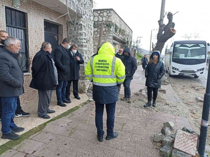 Ulutepe Caddesi’nde İncelemelerde Bulunuldu