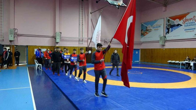 Güreşçiler Ordu’da Mindere Çıktı