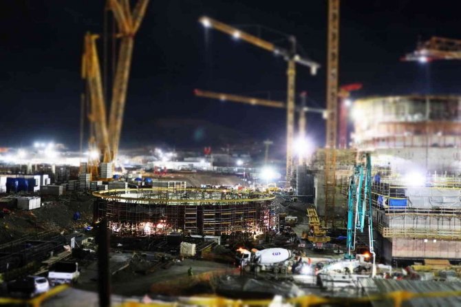 Akkuyu Ngs’nin 1’nci Güç Ünitesine İç Koruma Kabuğunun 5. Katmanı Kuruldu