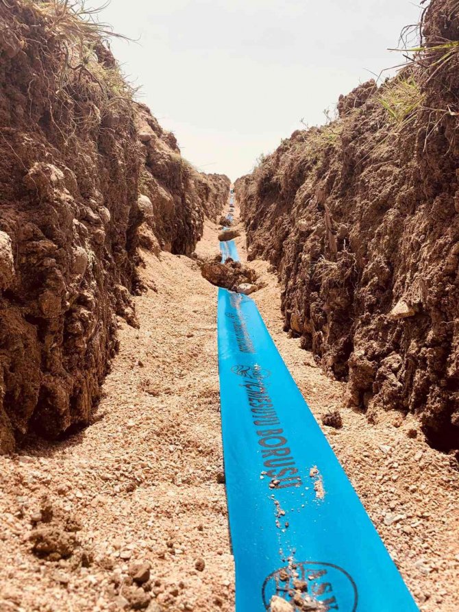 Aski̇, Kalecik’e 29 Kilometrelik İçme Suyu Hattı Döşedi