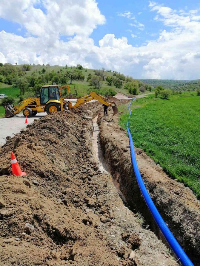 Aski̇, Kalecik’e 29 Kilometrelik İçme Suyu Hattı Döşedi