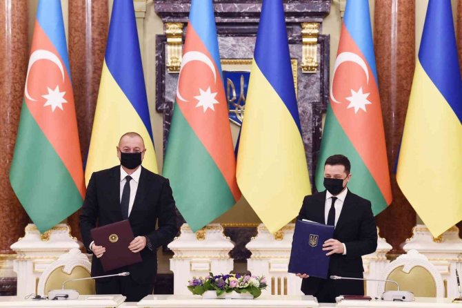 Azerbaycan-ukrayna Arasında Tarım, Enerji Ve Ticaret Alanlarında 6 Mutabakat Zaptı İmzalandı
