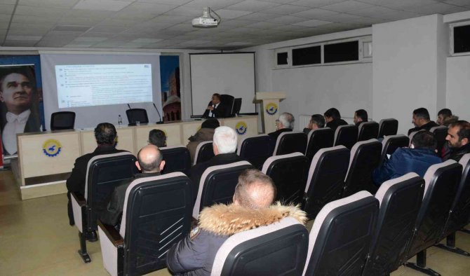 Tatvan’da “Mikro Ve Küçük İ̇şletmelere Hızlı Destek Programı” Bilgilendirmede Toplantısı