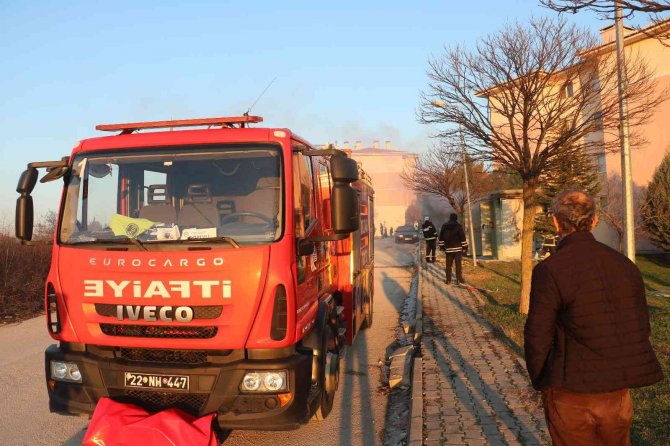 Edirne’de Trafo Patlaması Sonrası Yangında Göz Gözü Görmedi