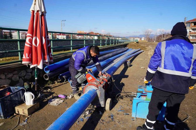 Erbaa Belediyesi Yıldırım Beyazıt Mahallesi’nde İçme Suyu Altyapısı İçin Çalışma Başlattı
