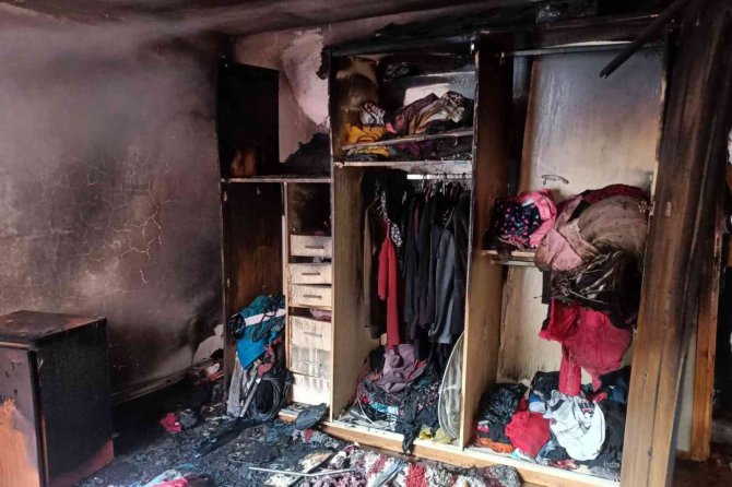 Gümüşhane’de Ev Yangını