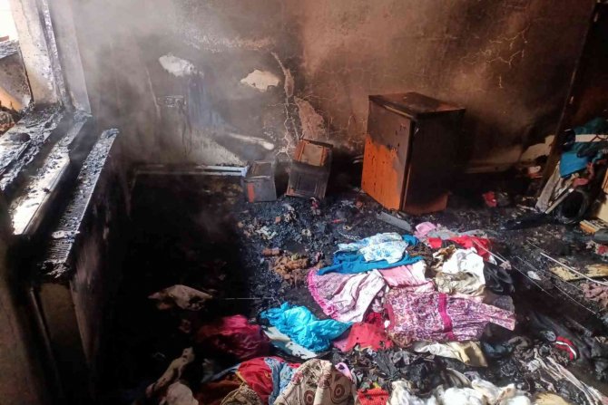 Gümüşhane’de Ev Yangını