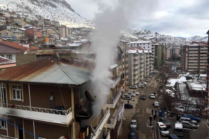 Gümüşhane’de Ev Yangını