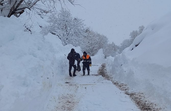 İ̇çme Suyu Kaynağının Üzerine Çığ Düştü, Şehir Susuz Kaldı