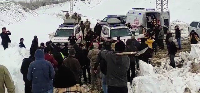 Yüksekova’da Çığ Düştü, 3 Kişi Son Anda Kurtarıldı