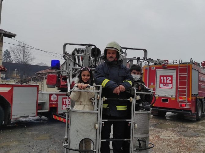 Öğrencilere İtfaiyecilik Anlatıldı