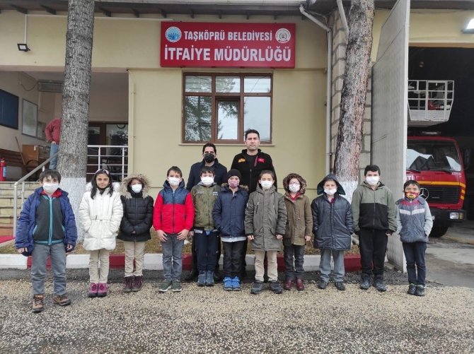 Öğrencilere İtfaiyecilik Anlatıldı