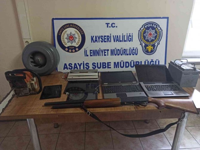 Kayseri Polisi 8 Hırsızlık Olayını Aydınlattı