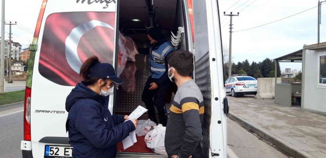 Ordu’da 2 Ton Kaçak Ete El Konuldu