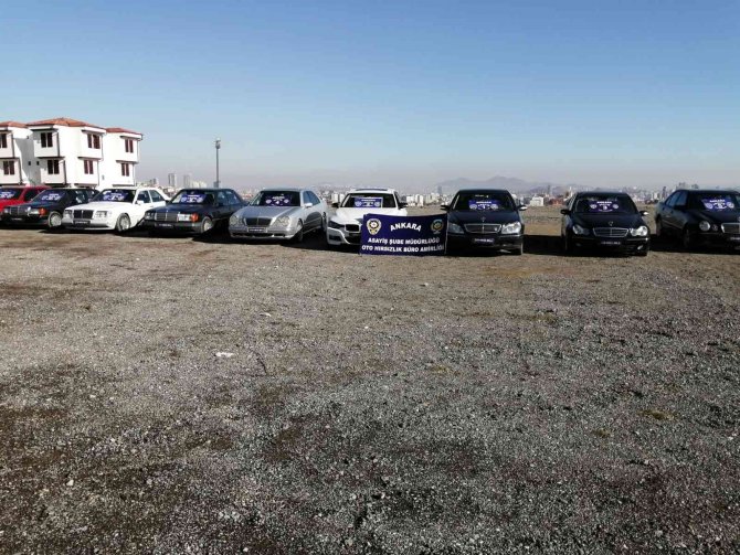 Başkent’te Şasi Ve Motor Numaraları Değiştirilmiş 5 Milyon Lira Değerinde 18 Araç Ele Geçirildi