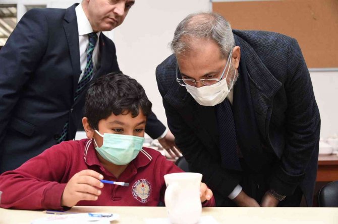 Başkan Bozdoğan, Akademide Öğrencilerle Buluştu, Heyecanlarına Ortak Oldu