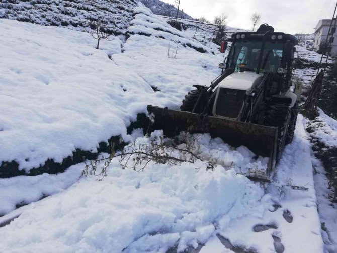 Trabzon’da Karla Mücadele