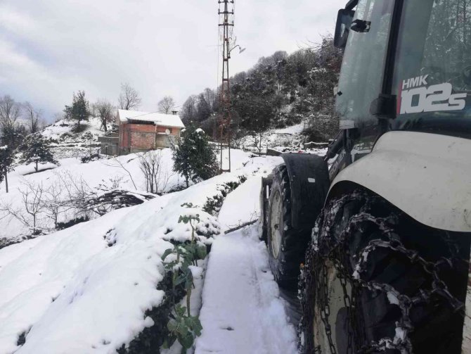 Trabzon’da Karla Mücadele