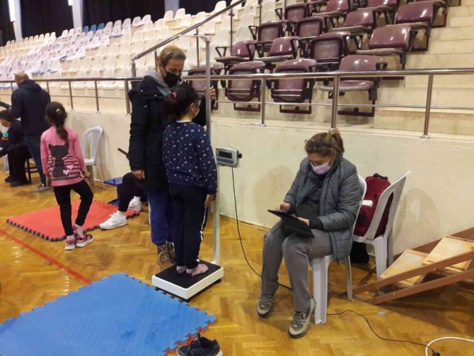 228 Öğrenci Spora Yönlendirme Testinden Geçirildi