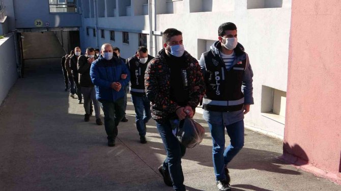“Kene” Operasyonu Zanlıları Adliyeye Sevk Edildi
