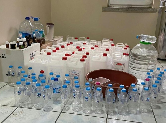 Nallıhan’da Kaçak Alkol Operasyonu