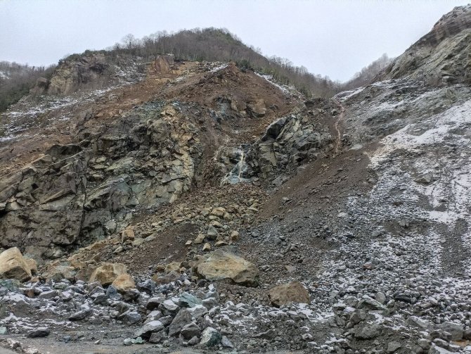 Artvin’de Heyelan