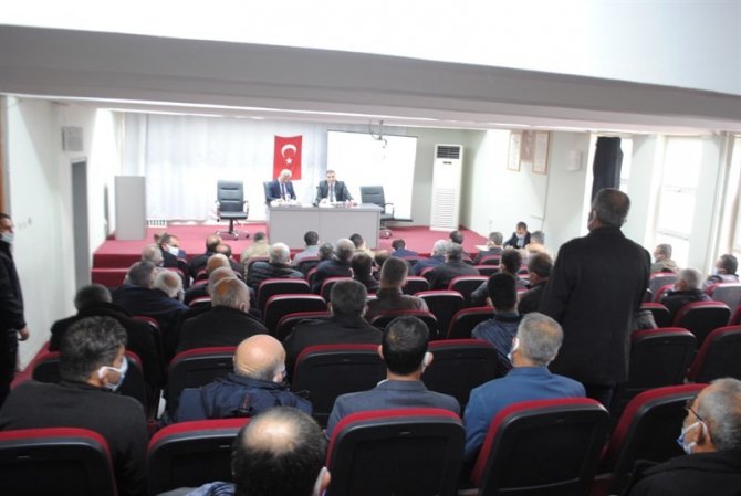 Kaymakam Sinanoğlu, Muhtarlarla Bir Araya Geldi