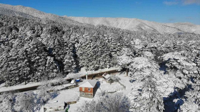 Kazdağları Adeta Gelinlik Giydi