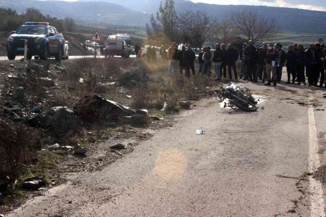 Kilis’te Motosiklet Şarampole Yuvarlandı:1 Ölü