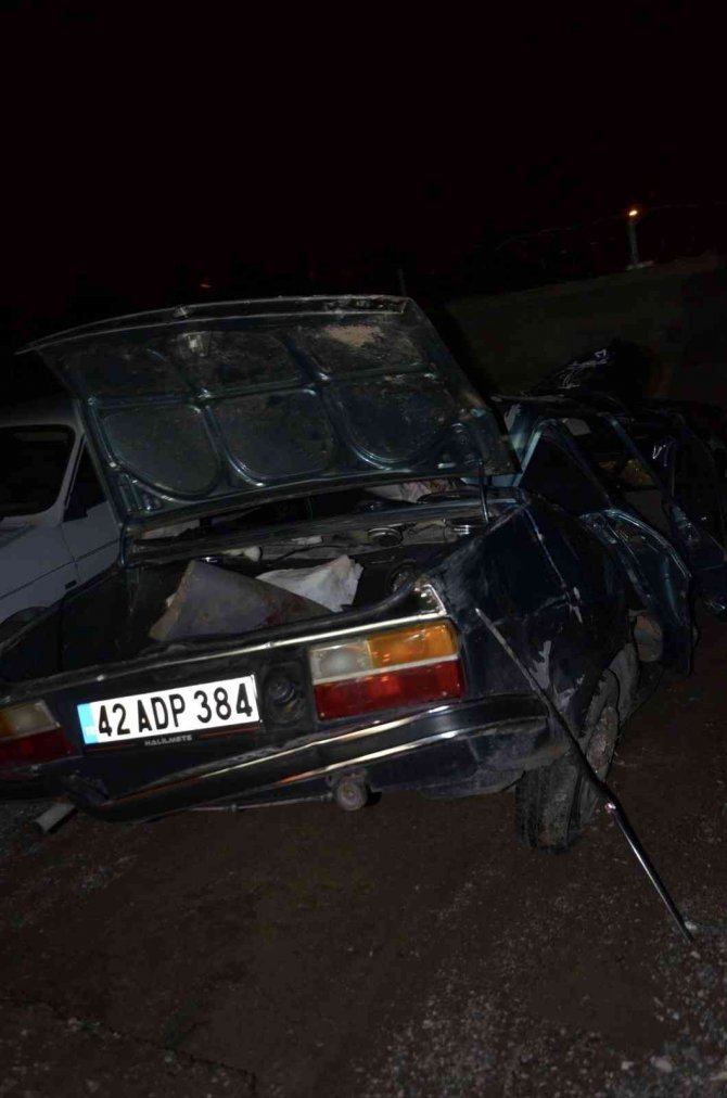 Konya’da Otomobil Takla Attı: 1 Ölü, 3 Yaralı