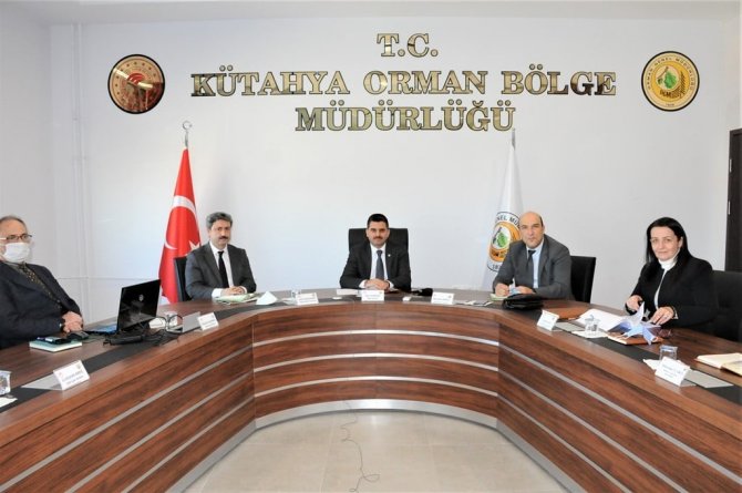 Kütahya Orman Bölge Müdürlüğü’nde Çalışmalar Masaya Yatırıldı