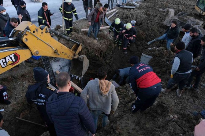 Manisa’da Göçük Altında Kalan İşçinin Cesedine Ulaşıldı