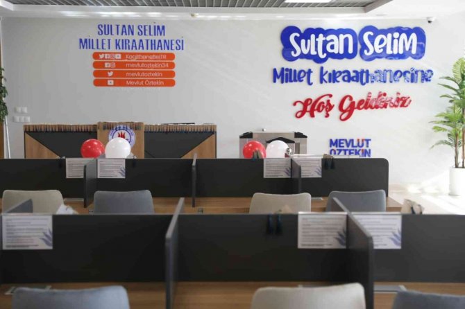 Kağıthane’de Sultan Selim Millet Kıraathanesi Açıldı