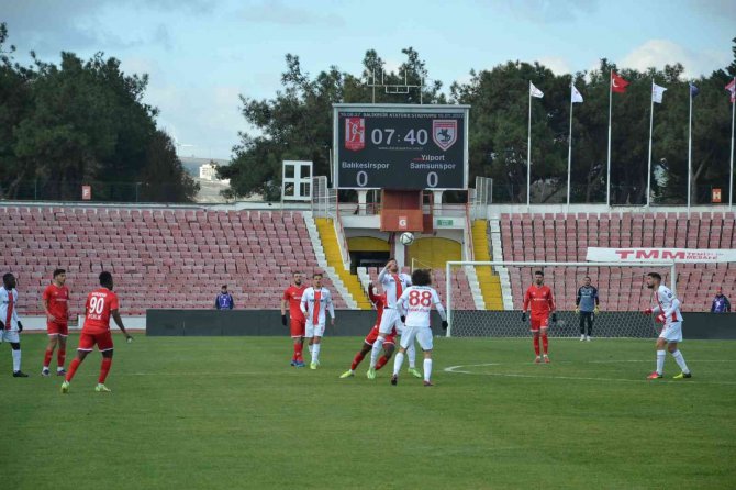 Spor Toto 1. Lig: Balıkesirspor: 0 - Samsunspor: 2