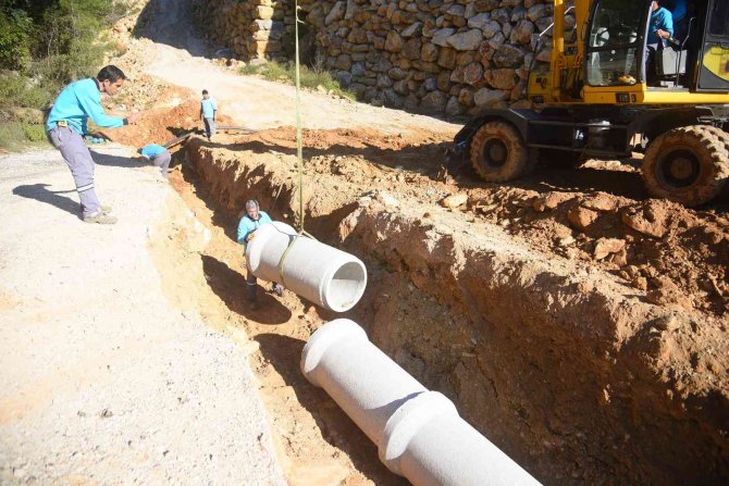 Alanya’da Yağmur Suyu Çalışması