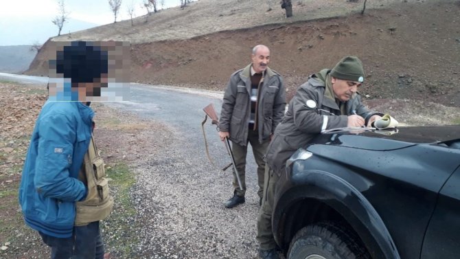 Elazığ’da Yasa Dışı Avlanan Kişiye İdari İşlem Yapıldı