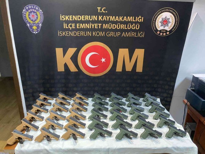 Hatay’da Silah Atölyesine Baskın