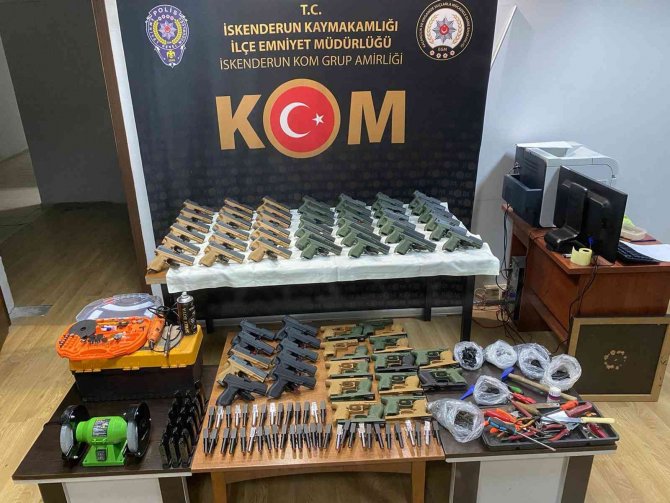 Hatay’da Silah Atölyesine Baskın