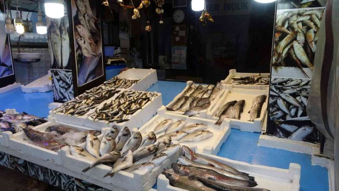 Soğuk Ve Karlı Hava Balık Tezgâhlarını Etkiledi