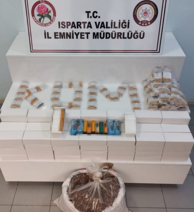 Isparta’da Kaçakçılık Operasyonu: 2 Gözaltı