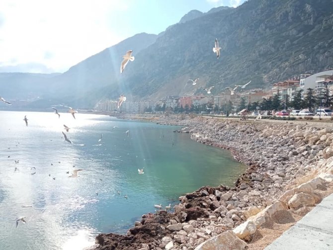 Yağışlarla Birlikte Eğirdir Gölü Su Kotu 915,18 Metreye Yükseldi
