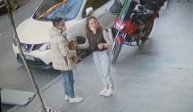 İ̇stanbul’da İlginç Köpek Hırsızlığı Kamerada: Sevgili Çift “Badem’i” Severek Çaldı