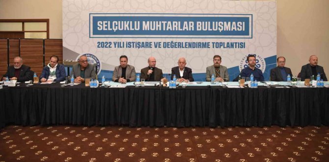 Selçuklu Muhtarları İstişare Toplantısında Buluştu