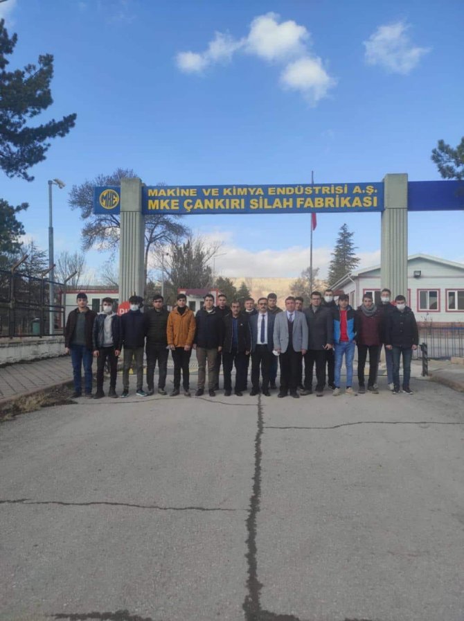 Öğrenciler Çankırı Silah Fabrikasını İncelediler